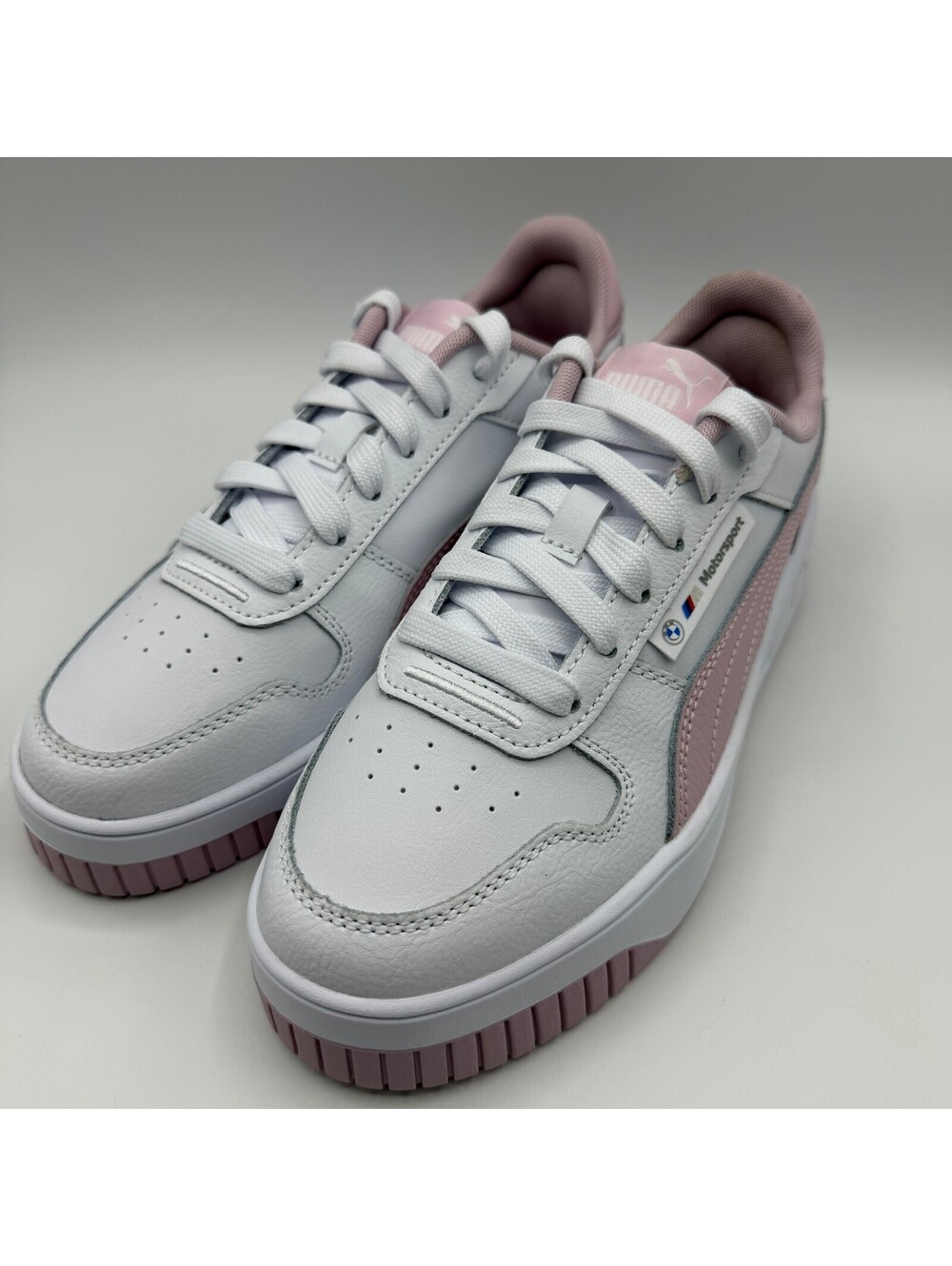 PUMA x BMW M Motorsport Carina Street White Rose Mauve 309008-01 Women Size 6